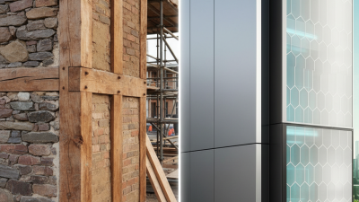 What is the difference between traditional and modern building panels?