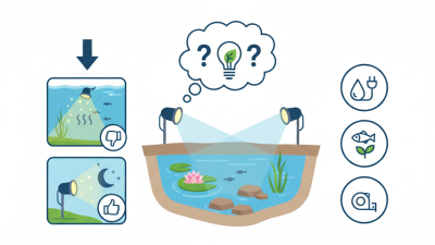 Can I Use Garden Spotlights for a Shallow Pond?