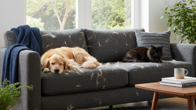 Best Sofa Colors That Hide Pet Hair Effectively?