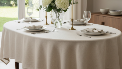 Why Choose an Oval Tablecloth for Your Dining Experience?