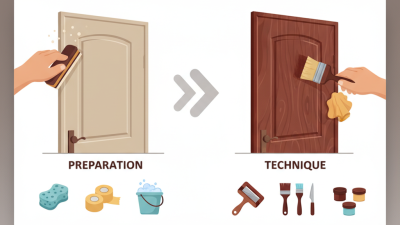 How to Paint a Fiberglass Door to Look Like Real Wood?