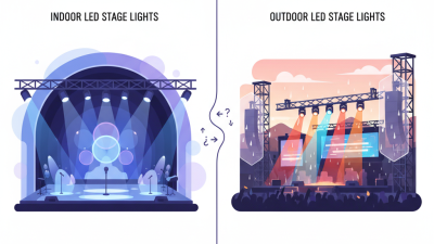 How to Choose Indoor or Outdoor LED Stage Lights for Events?