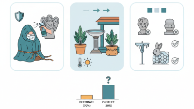 How to Safely Protect Garden Statues During Winter Season?