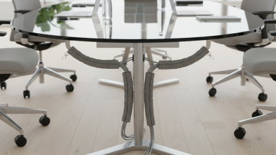 How to Effectively Hide Cables on a Glass Conference Table?