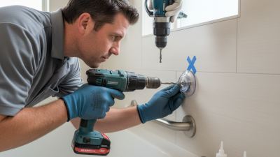 How to Install Safety Grab Bars Without Damaging Tiles?
