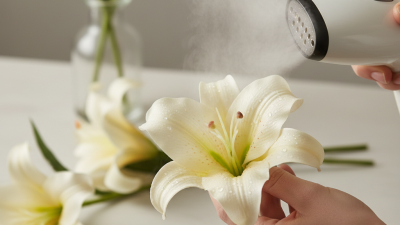 How to Steam Silk Lilies to Remove Shipping Creases Effectively?