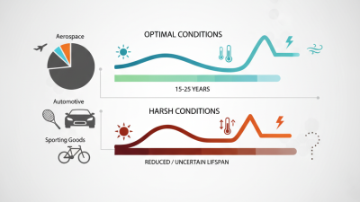What is the lifespan of carbon fiber products in different conditions?