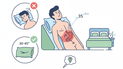 How to use a wedge pillow for acid reflux relief?