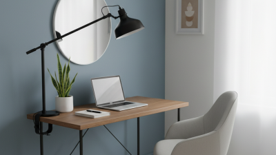 How to Decorate a Small Office with an Adjustable Swing Arm Lamp?