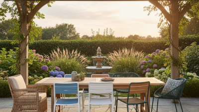 How to Mix and Match Outdoor Dining Chairs for Stylish Spaces?