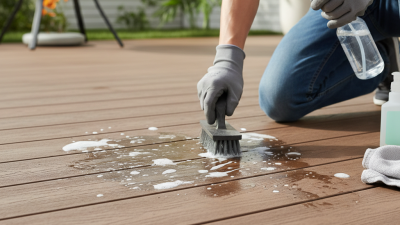 How to Remove Oil Stains from Wood Plastic Composite Efficiently?