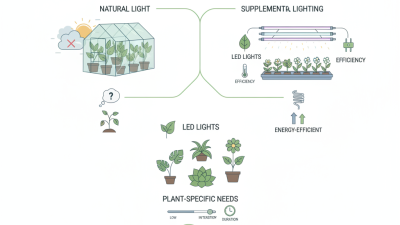 What type of lighting is best for a small greenhouse?