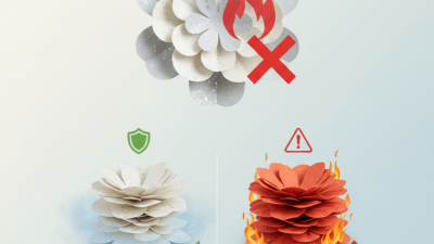 Are Paper Flowers Fire Retardant for Commercial Use?