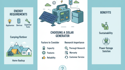 Best Solar Generator Options for Your Power Needs?