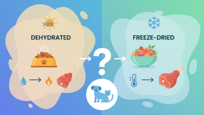 What is the Difference Between Dehydrated and Freeze Dried Pet Food?