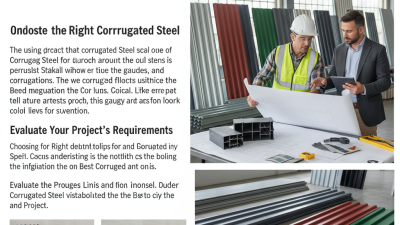 How to Choose the Best Corrugated Steel for Your Project?