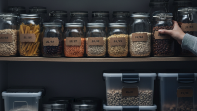 What is the best way to store dry food at home?