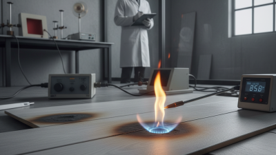 What is the fire rating of standard WPC flooring?
