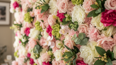 Create Your Own Stunning DIY Silk Flower Wall Backdrop How?