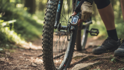What is the ideal tire pressure for off-road mountain biking?