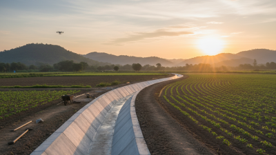 What is the cost of concrete ditch lining per meter in 2026?
