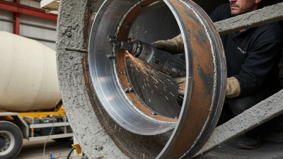 How to Replace Mixing Blades in a Self Loading Concrete Truck?