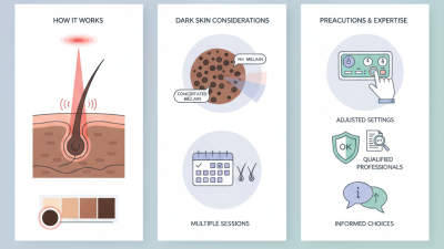 How does laser hair removal work for dark skin types?