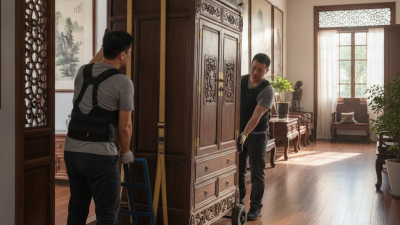 How to safely move heavy solid wood Chinese wardrobes?