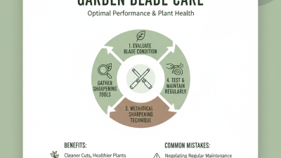 How to Sharpen Garden Power Tool Blades Effectively?