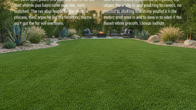 Why Choose Resistant Faux Grass for Your Outdoor Spaces?