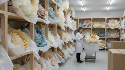 How to Properly Store Large Paper Flowers After an Exhibition?
