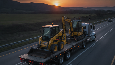 How to Efficiently Transport a Mini Skid Steer and Excavator?