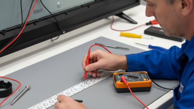 How to Test TV LED Backlight Strip with Multimeter Guide?