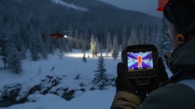 How does outdoor temperature impact thermal scans in search and rescue?