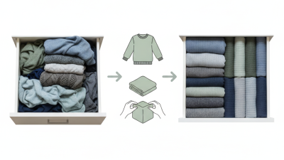 How to Fold Sweaters Efficiently to Maximize Drawer Space?