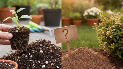 What is the difference between potting mix and garden soil?