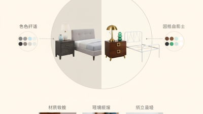 How to Match a Nightstand with a Bed Frame of Different Color?