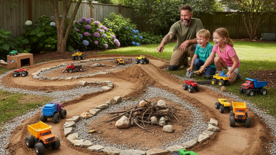 How to Create the Perfect Backyard Track for Toy Trucks?
