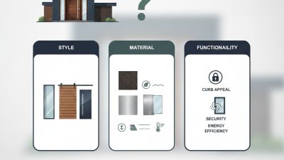 How To Choose Doors For Modern Homes That Impress Buyers?