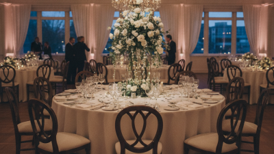 What is the Standard Size for a 10 Person Round Banquet Table?