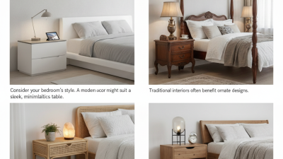How to Choose the Perfect Bedside Table for Your Bedroom?