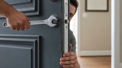 How to Fix a Sagging Armored Door That Won't Lock Properly?