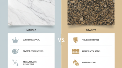 China Top 10 Differences Between Marble and Granite Surfaces?