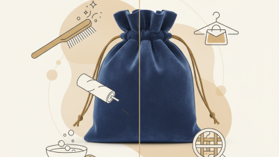 How to clean a velvet drawstring bag effectively?