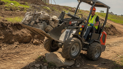 What is the lifting capacity limit for mini loaders on uneven ground?