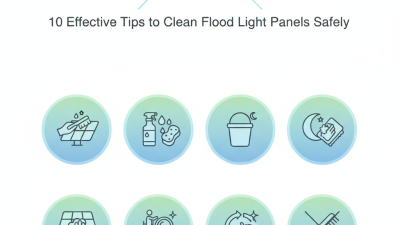 10 Effective Tips to Clean Solar Flood Light Panels Safely?
