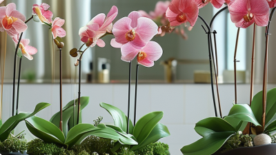 Why are Silk Orchids Ideal for Elegant Bathroom Decor?