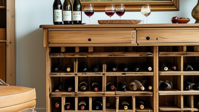 How to Transform a Sideboard into a Chic Wine Rack?