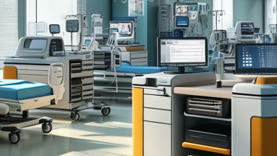 How do smart medical carts enhance hospital workflow efficiency?
