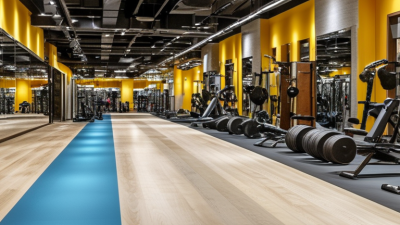 Why Choose Rubber Flooring for High Traffic Gyms?